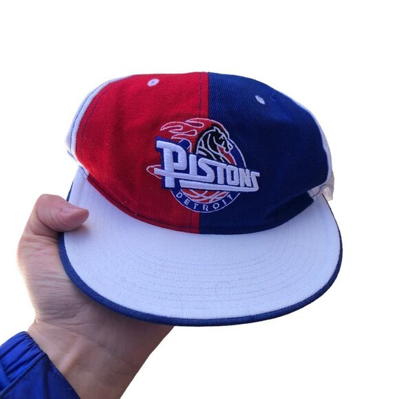 VINTAGE 1998 Detroit Pistons Hat New Era NBA Cap - Picture 3 of 8